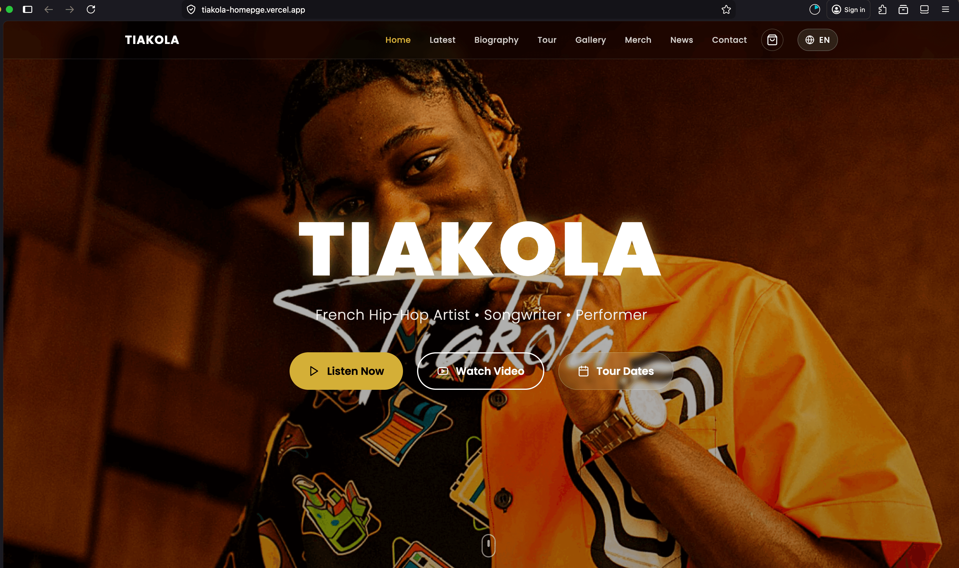 Tiakola Website